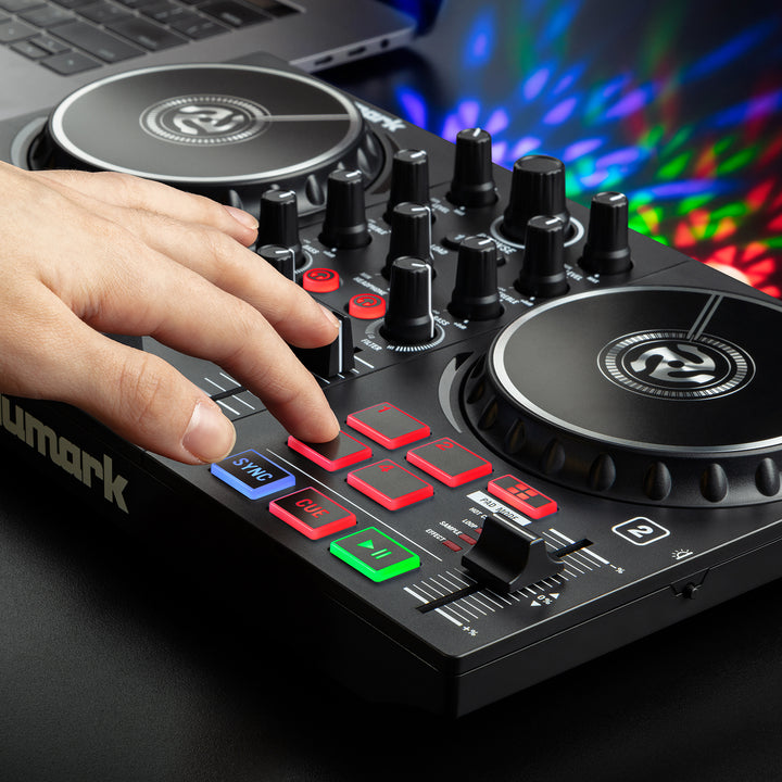 Numark Party Mix II DJ Controller with Built-In Light Show