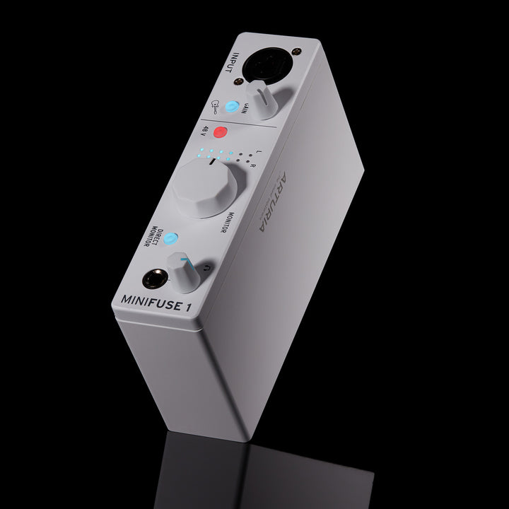 Arturia MiniFuse 1 Portable 1-Channel USB Audio Interface - White