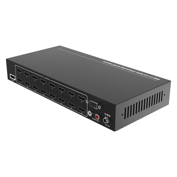 BZBGEAR - HDMI V2.0 1X16 Splitter with Downscaling and AOC Supported