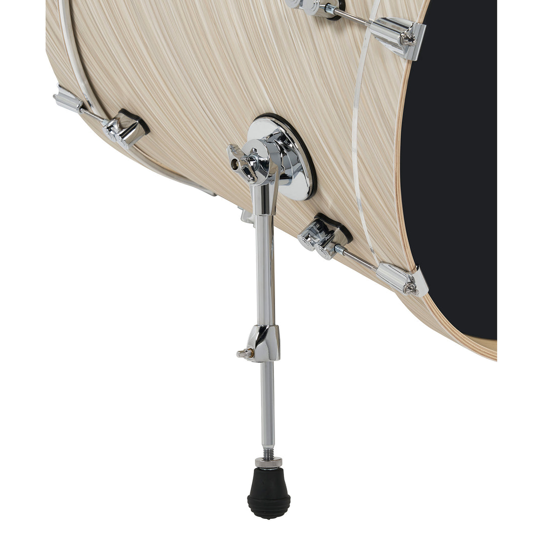 PDP Concept Maple Finish Ply CM7 7-Piece Kit Shell Pack w/ Chrome Hardware (18x22 w/ BDM, 7x8, 8x10, 9x12, 12x14FT, 14x16FT, 5.5x14 Snare) - Twisted Ivory
