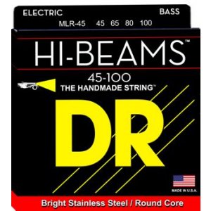 DR Strings MLR-45 (Medium - Light) - HI-BEAM  - Stainless Steel: 45, 65, 80, 100