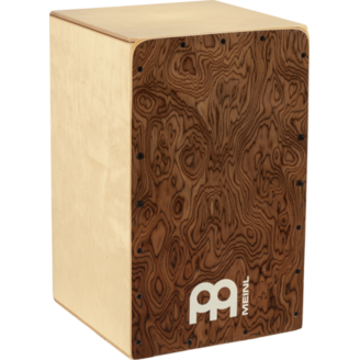 Meinl SC100BW-Percussion Snarecraft Cajon 100, Burl Wood