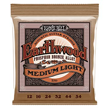 Ernie Ball 2146EB EARTHWOOD PHOS MED/LIGHT 12-54
