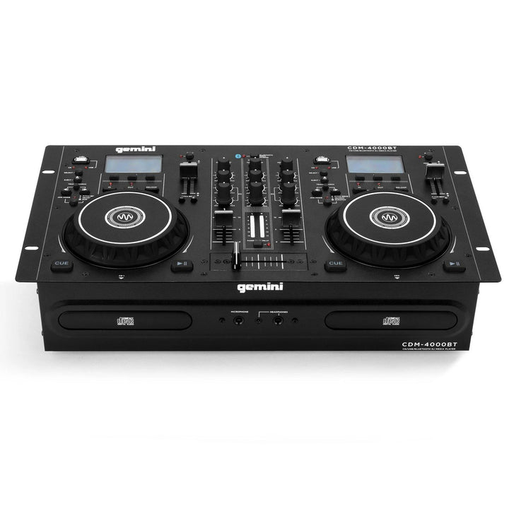 Gemini CDM-4000BT 2-Channel Dual MP3/CD/USD Mixer Console w/ Bluetooth
