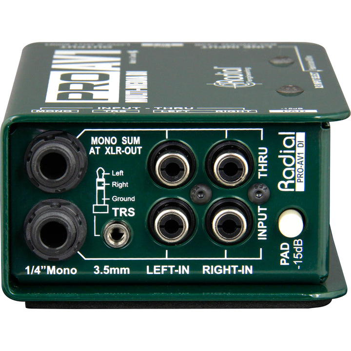 Radial ProAV1 - Audio/Video Passive Direct Box
