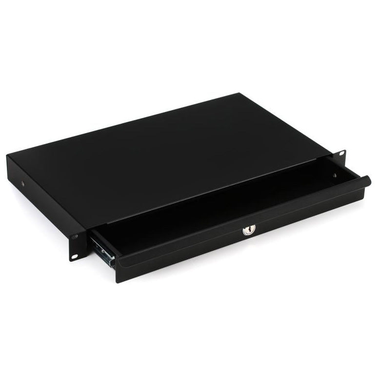 On-Stage RDLS1000 1U Locking Rack Drawer - Shallow