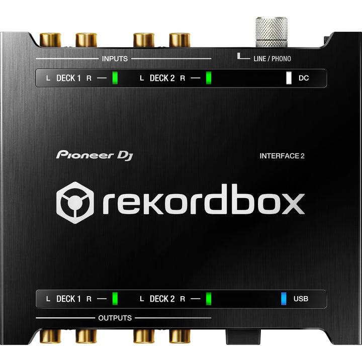 Pioneer DJ INTERFACE 2 Audio Interface with rekordbox DJ and DVS