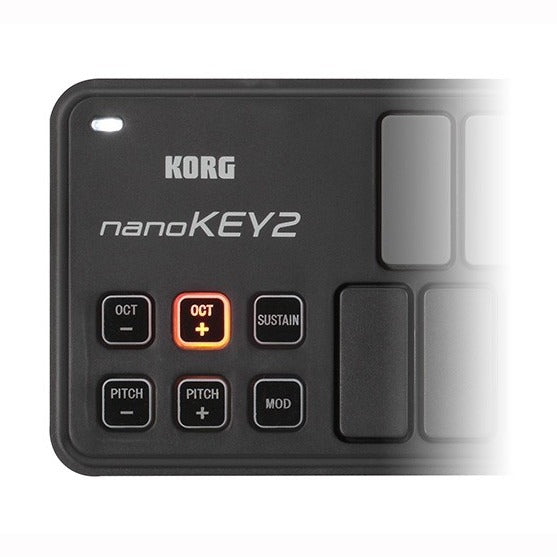 Korg nanoKEY2 Slim-Line USB MIDI Controller (Black)