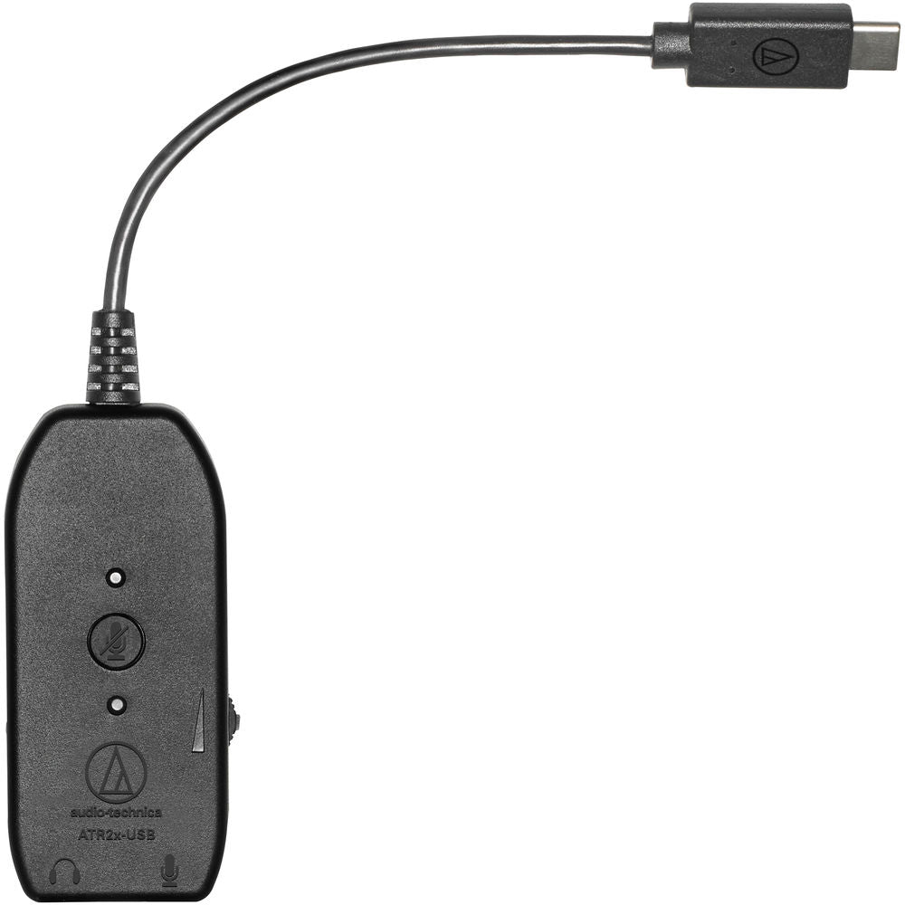 Audio-Technica Consumer ATR2x-USB 3.5mm to USB 2.0 Type-C Audio Adapter