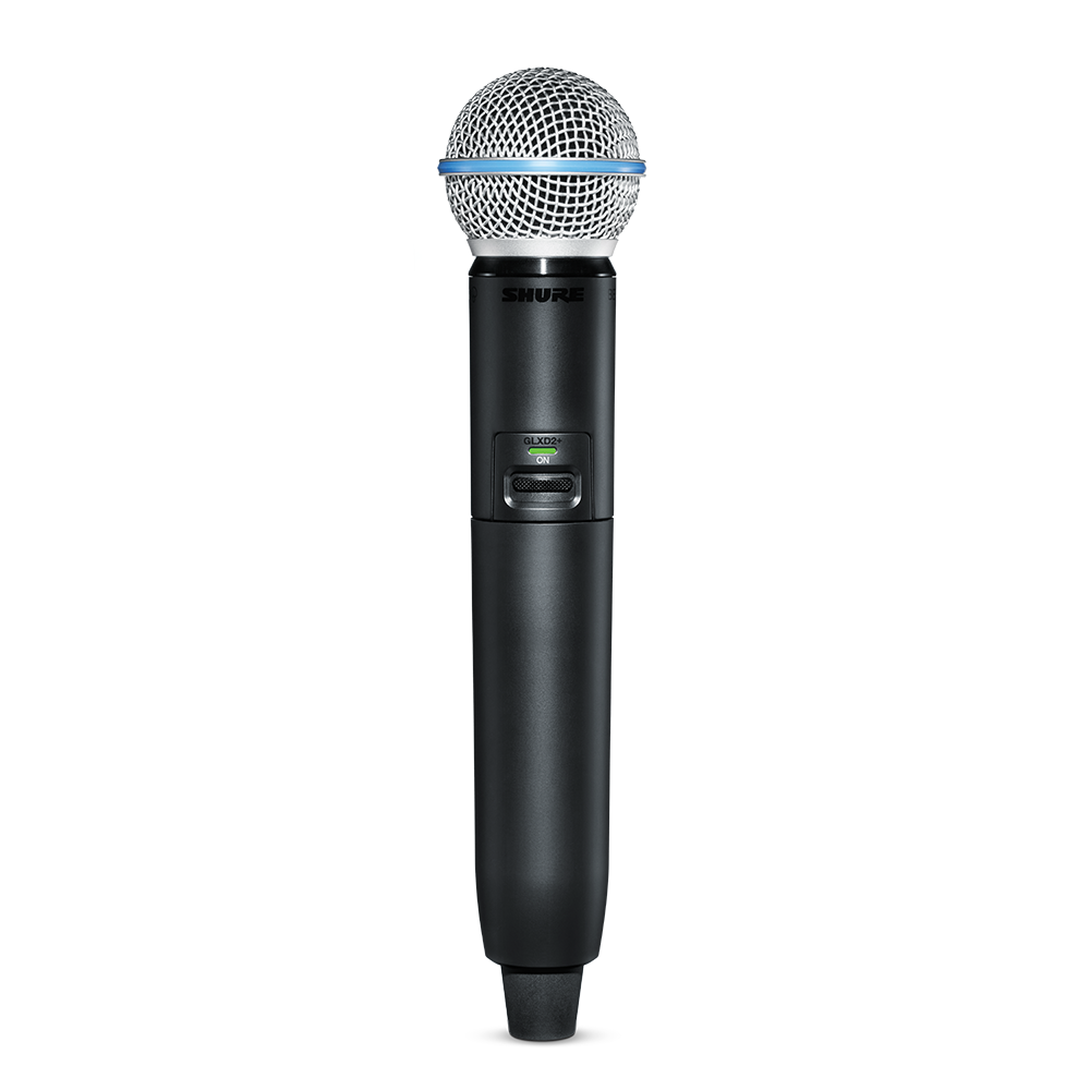 Shure GLXD2+ BETA58A Wireless Handheld Transmitter w/ BETA®58A Microphone
