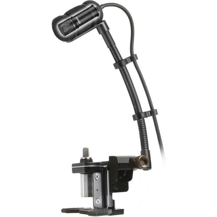 Audio-Technica ATM350 Cardioid Condenser Instrument Microphone 5” Gooseneck w/ Drum Mount