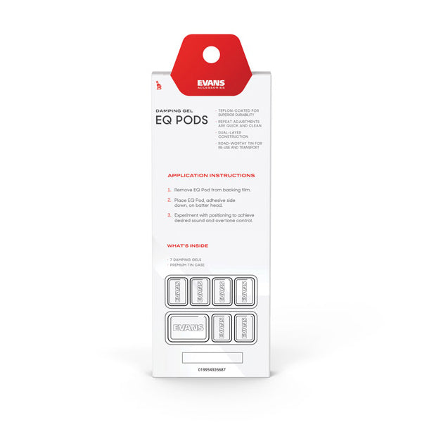 Evans EQ Pods Drum Damper Gels