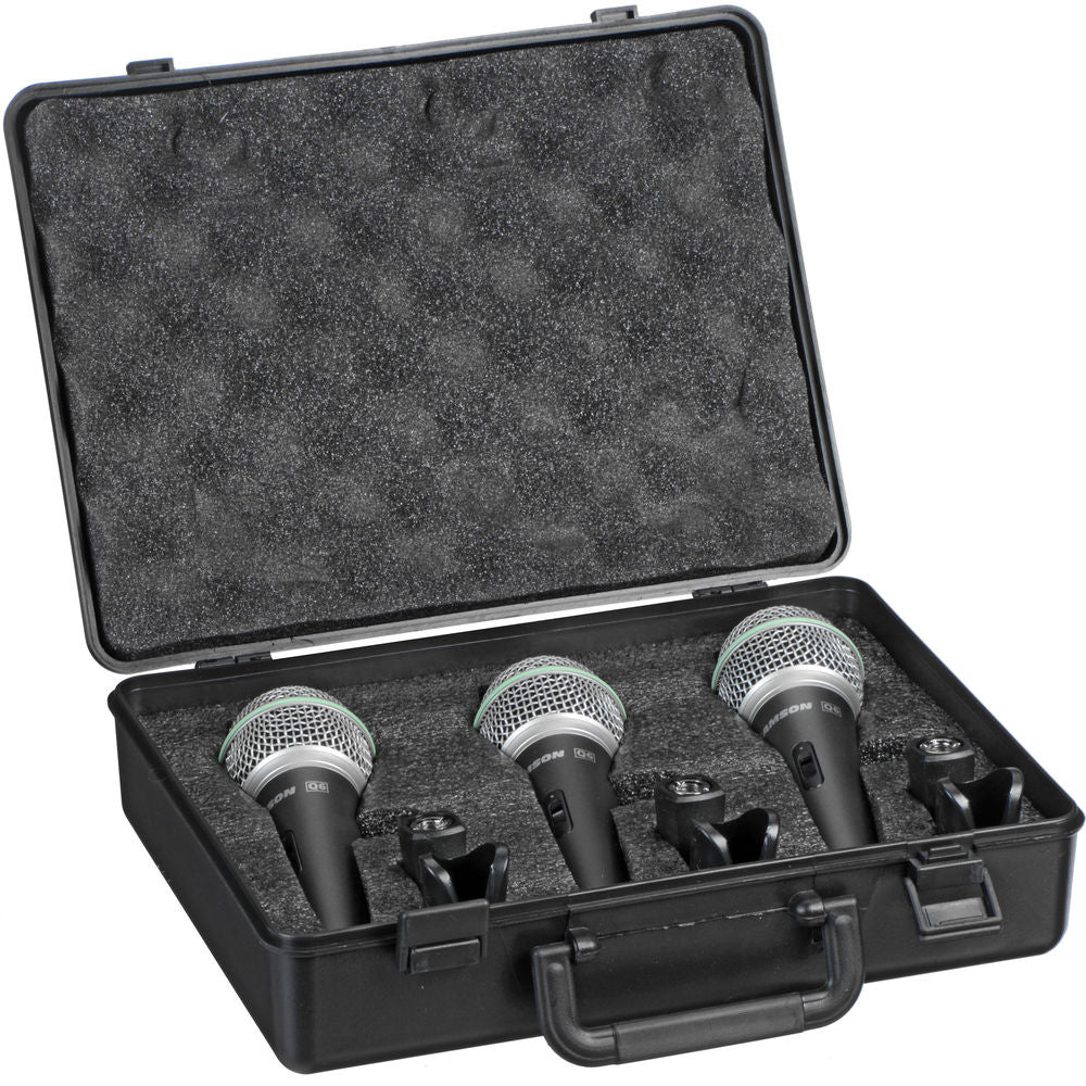 Samson Q6 - Dynamic Handheld Microphone (3-pack)