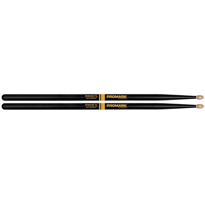 Promark R7AAG -Promark Rebound 7A  ActiveGrip Drum Sticks With Acorn Tips