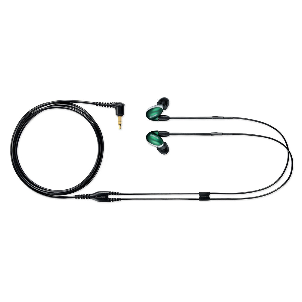 Shure Gen2 SE846 Quad driver earphones with professional black 64" cable - Jade