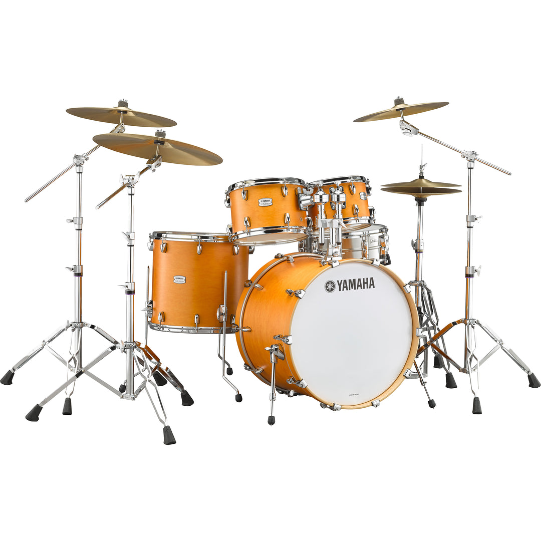Yamaha Tour Custom Maple 5-Piece Shell Pack 22” Bass Drum w/ Snare - Caramel Satin