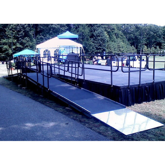Movable Stage Ramp Wheelchair Ramp Option for Portable Stage (RENTAL) – Music City Canada