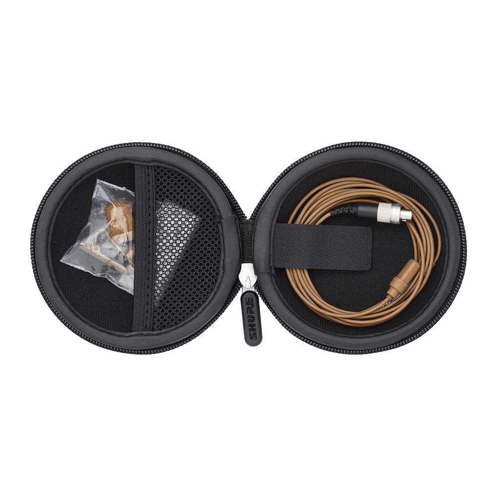 Shure UL4 Cardioid Lavalier microphone with LEMO3 connector - Cocoa