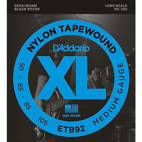 D'Addario ETB92 - SET BASS TAPEWOUND 50-105 LONG
