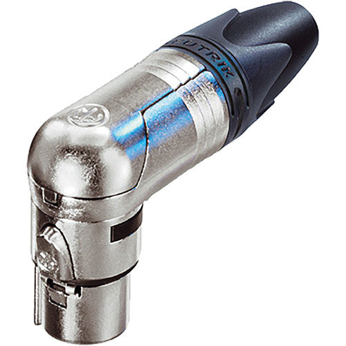 Neutrik NC4FRX - 4 Pin Nickel Right Angle XLRF -Slim