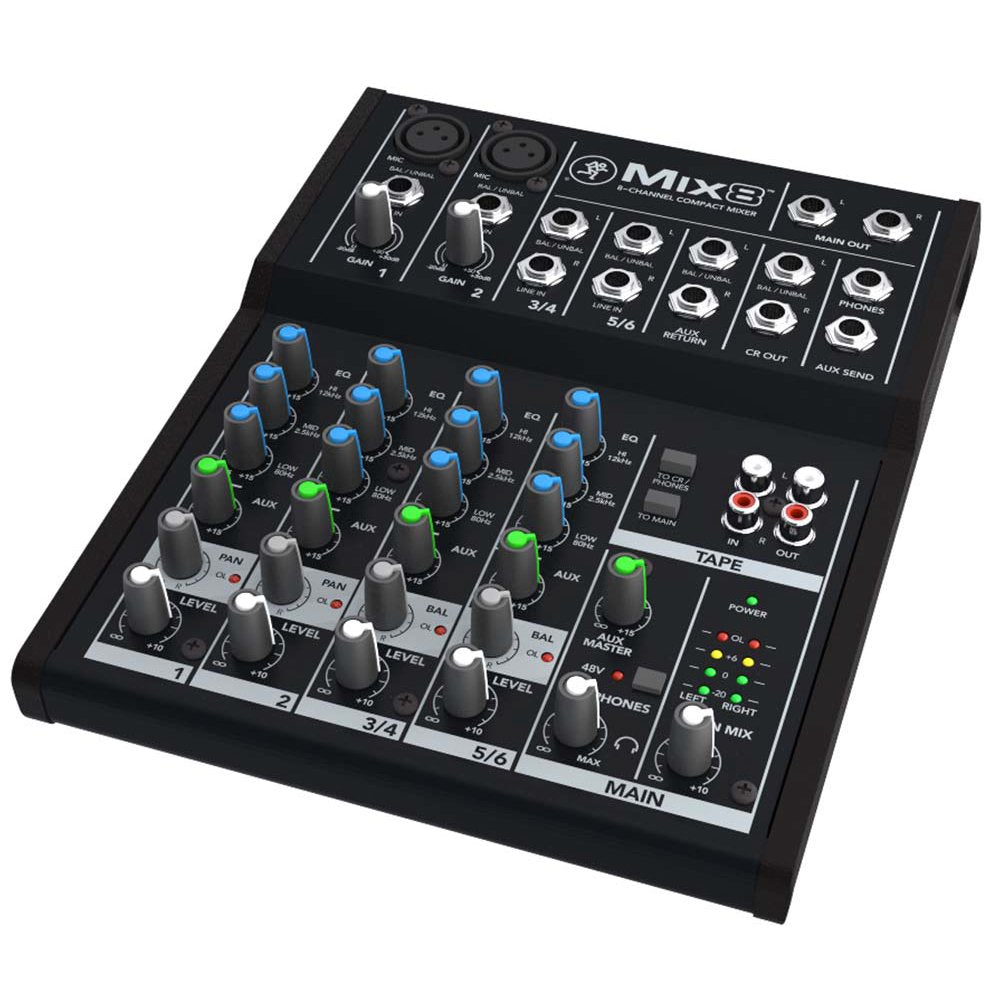 Mackie Mix8 Compact 8-Channel Mixer