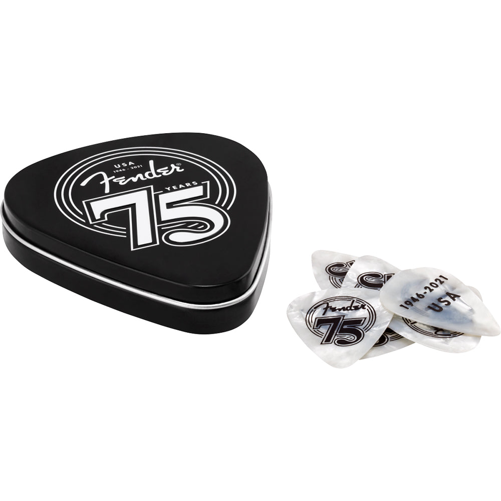 Fender 75th Anniversary Guitar Pick Tin (18-Count)