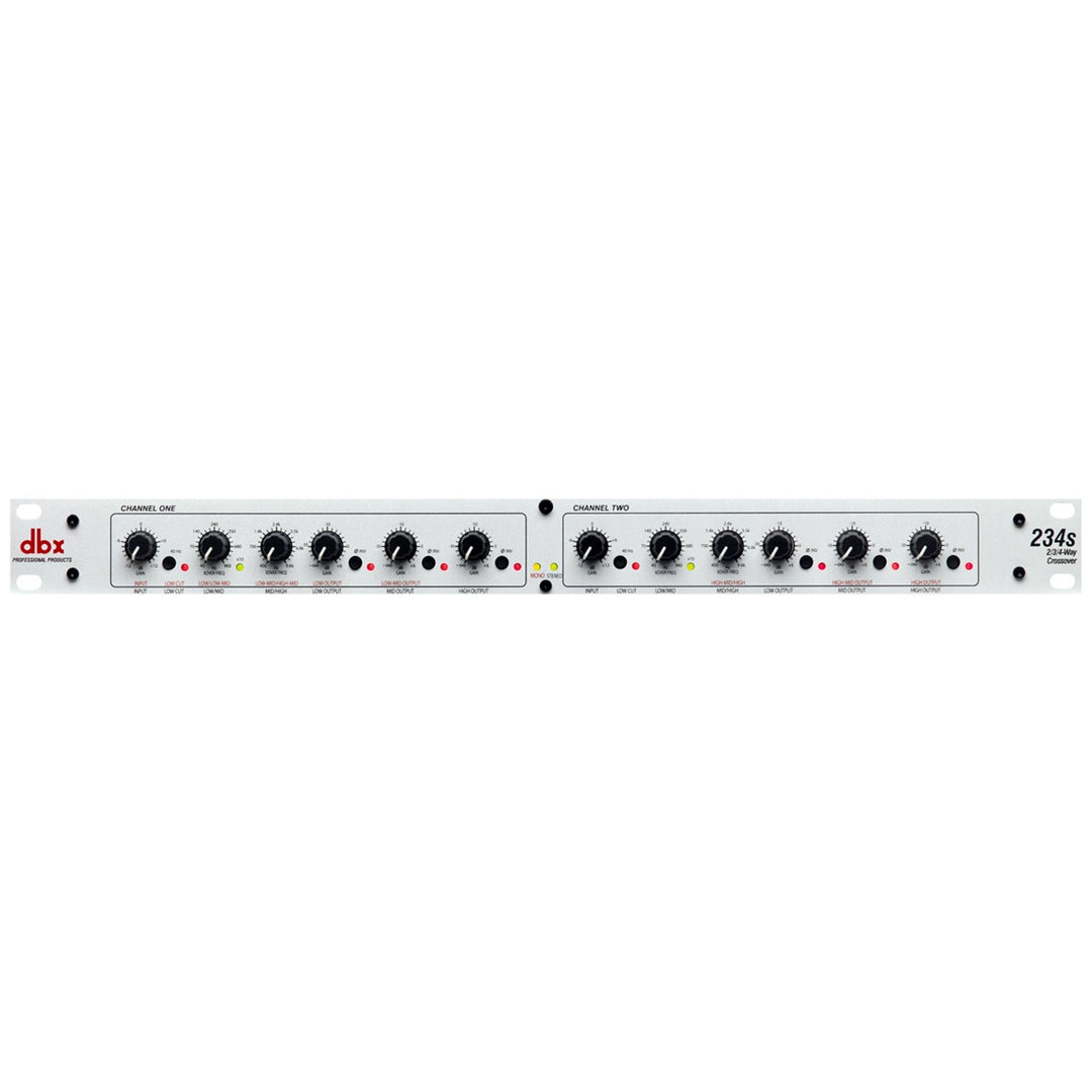 DBX 234s Stereo 2/3 Way, Mono 4-Way Crossover