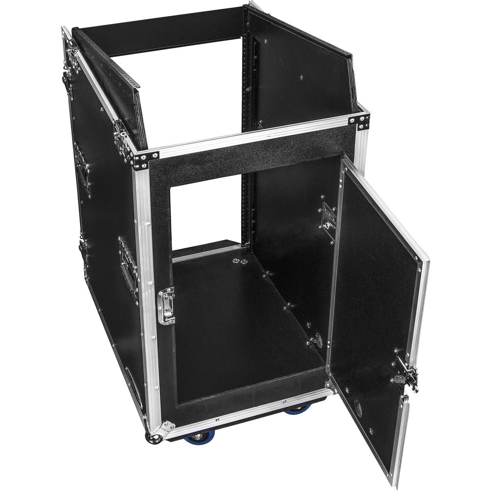 Odyssey FZ1416W Pro Combo Rack w/ Casters - 14U Over 16U