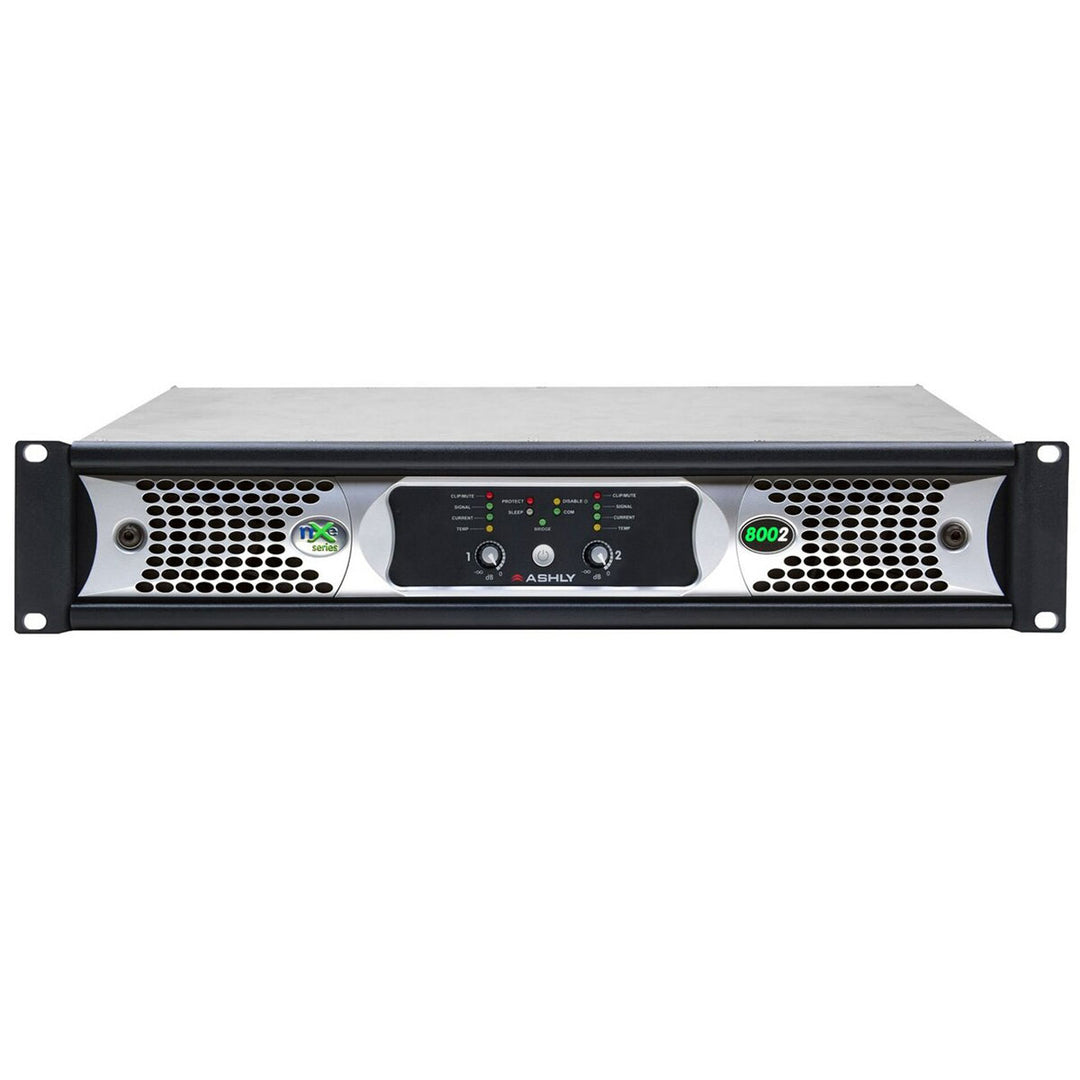 Ashly nXp8002 amplifier plus OPDante Option Card