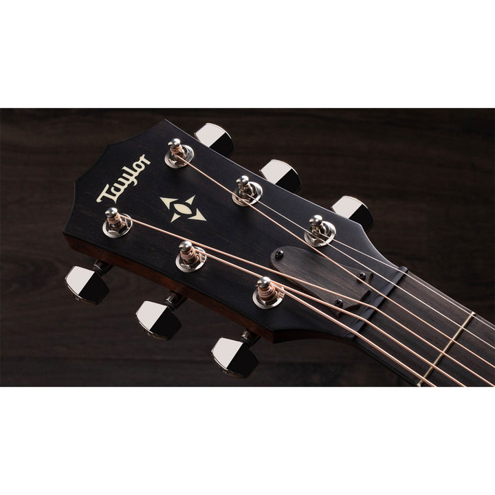 Taylor Guitars Builder's Edition 517e WHB, West African Crelicam Ebony Fretboard, Expression System ® 2 Electronics, Non-cutaway with Taylor Deluxe Hardshell-Western Floral Case