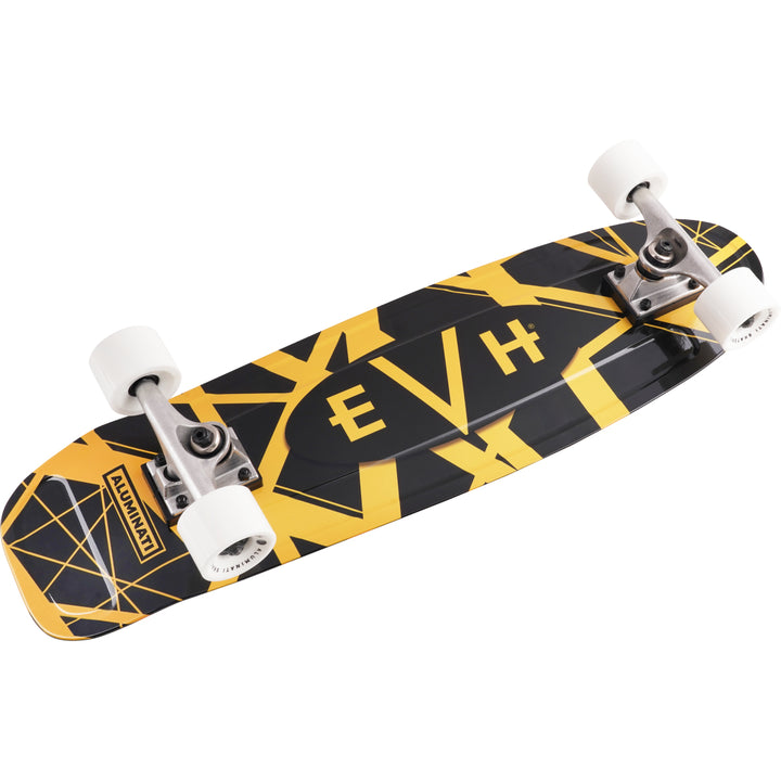 EVH Skateboard - Black w/ Yellow Stripes