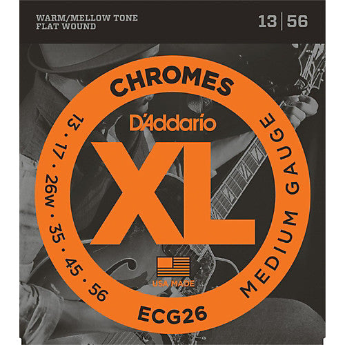 D'Addario ECG26 - SET GTR CHROMES MED