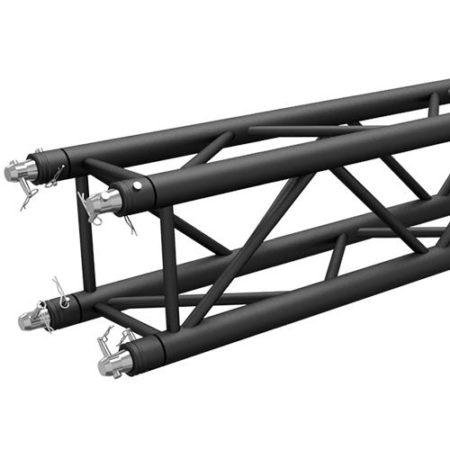 Global Truss F34-SQ-4112-275-BLACK 9.02ft/2.75m Square Truss - Matte Black