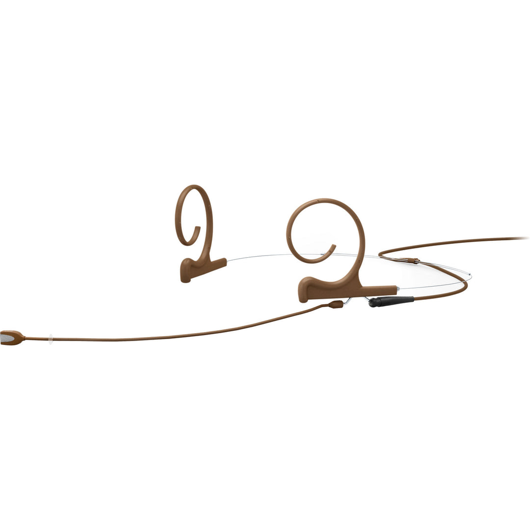 DPA Microphones d:fine Core 4166 Slim Omni Flex Headset Mic, 110mm Boom with TA4F - Brown