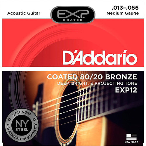 D'Addario EXP12 - SET ACOUS EXP 80/20 MED