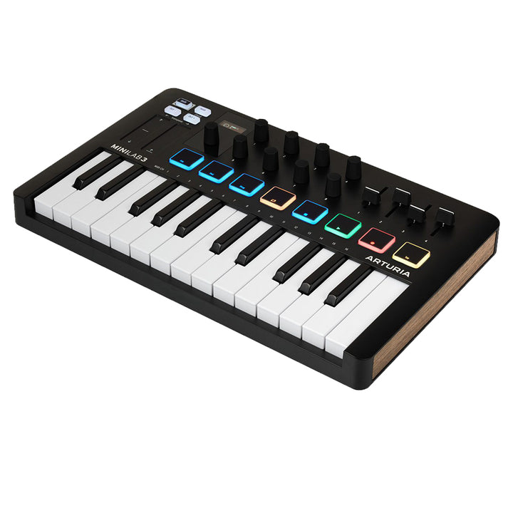 Arturia MINILAB 3 Compact MIDI Keyboard & Pad Controller - Black