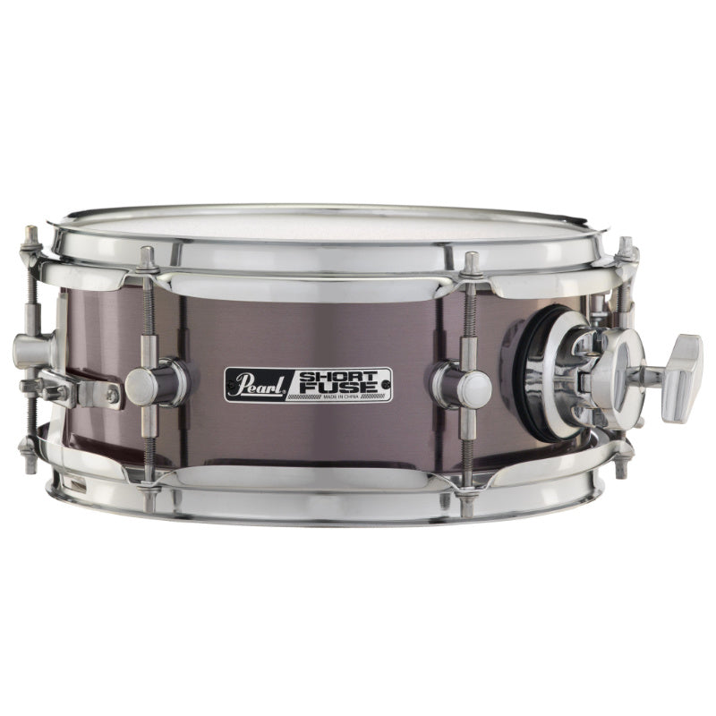 Pearl  Short Fuse 10''x4.5'' Snare Drum with Mount and Clamp  (Brushed Pewter)