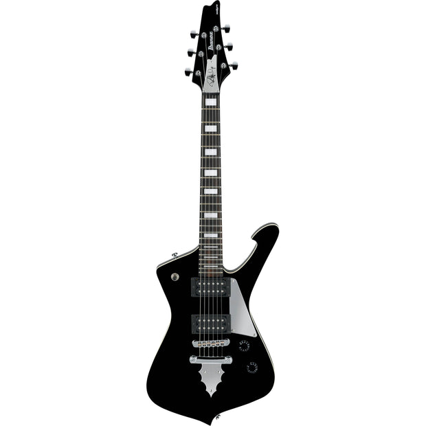 Ibanez PSM10BK Paul Stanley Signature 6-String Electric Guitar (22.2" scale) - Black