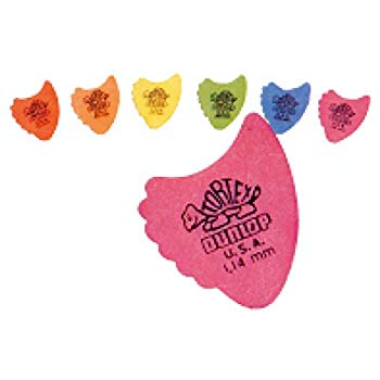 Dunlop 4141 Tortex Fins Display 216 Picks