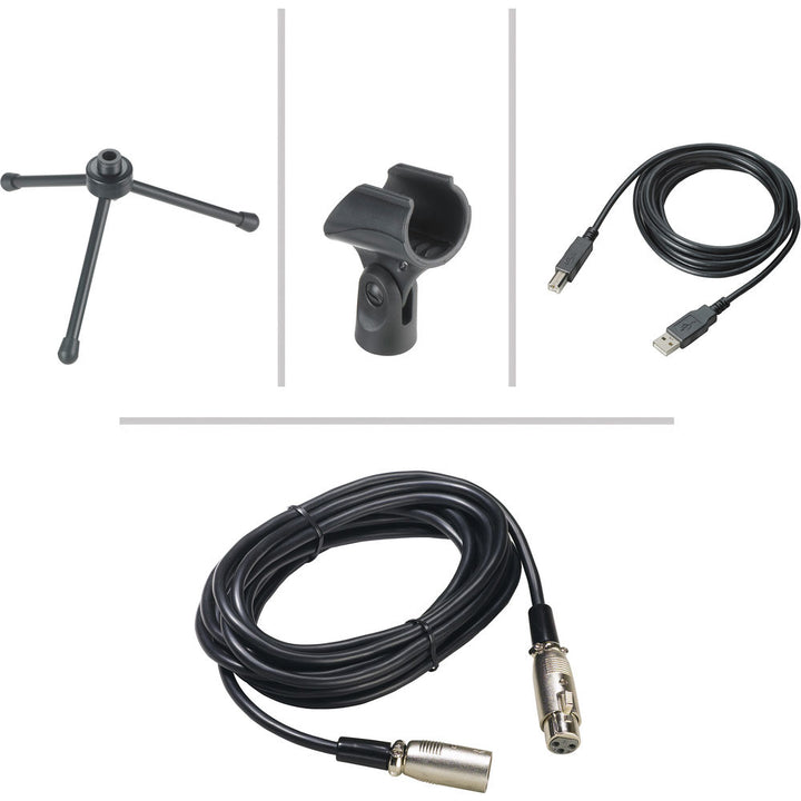 Audio-Technica AT2005 USBPK Streaming and Podcasting Recording Pack