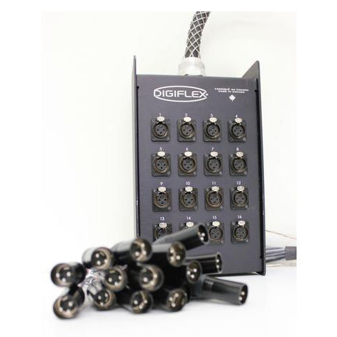Digiflex DPR16-0-150 - 150 Foot 16/0 Channel Snake with XLR Connectors
