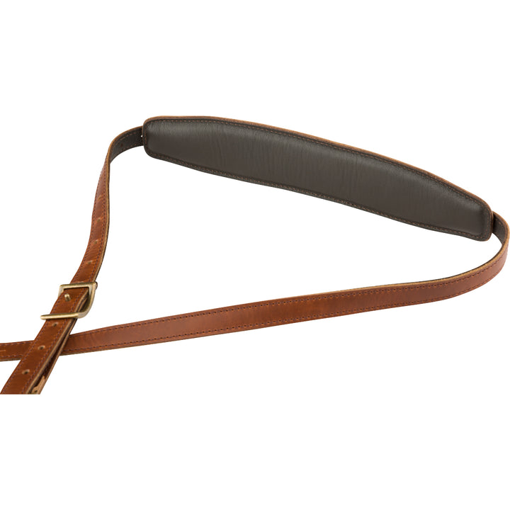 Fender Mustang Saddle Strap Vintage Guitar Strap - Cognac
