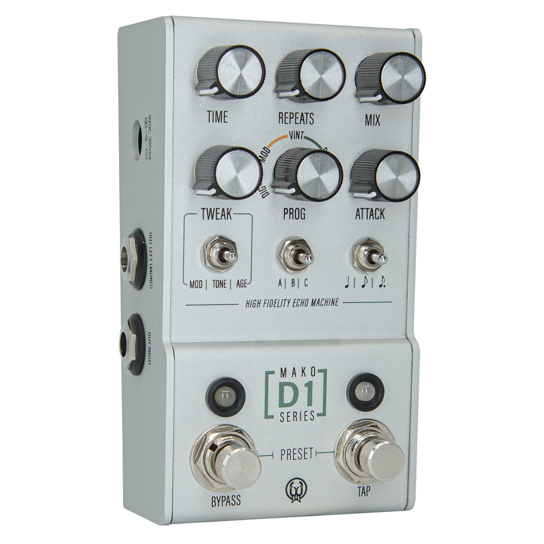 Walrus Audio Mako Series D1 High-Fidelity Delay Guitar Effect Pedal
