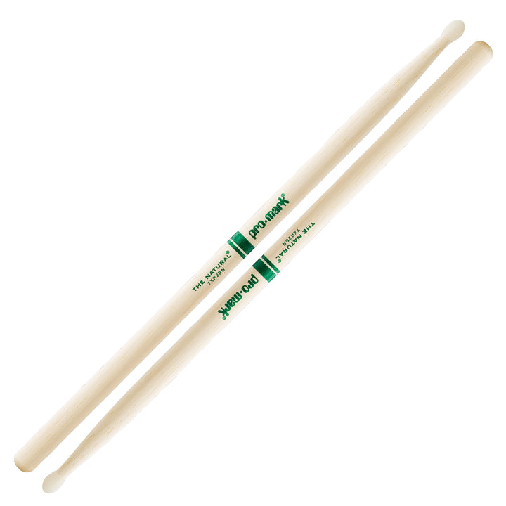 Promark TXR2BN -Promark American Hickory Nylon Tip Drumsticks