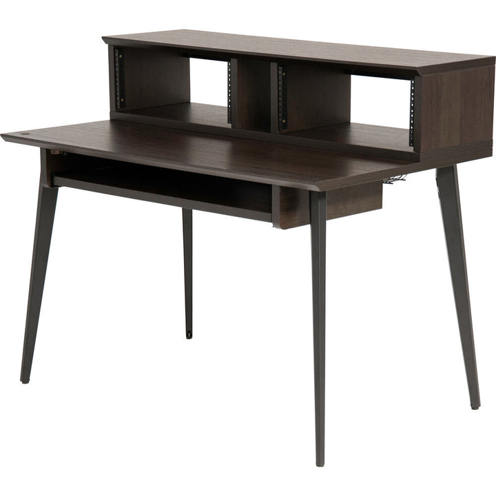 Gator Elite Furniture Series Main Desk - Dark Walnut Brown