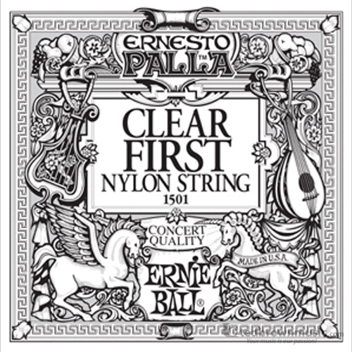 Ernie Ball 1501EB - EB ERNESTO PALLA NYLON CLEAR SNGL-1