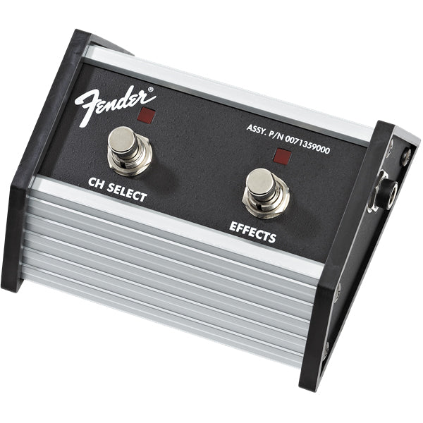 Fender Amp Footswitch 2-Button Channel FX Switch Pedal - 1/4” Jack