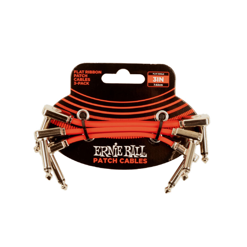 Ernie Ball Flat Ribbon Cable Red (3-PACK)