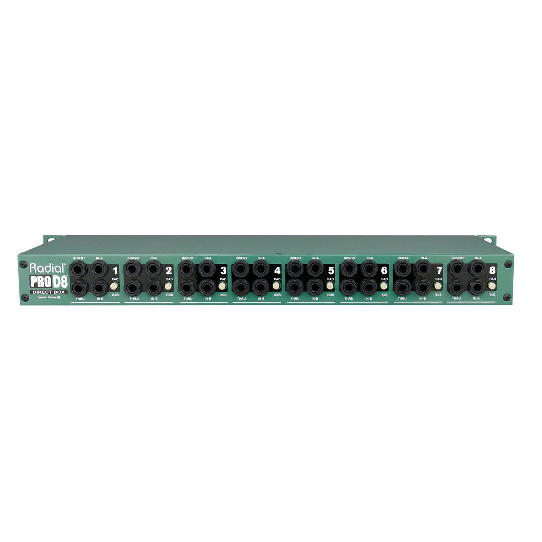 Radial ProD8 - 8 Channel Rackmount Passive Direct Box
