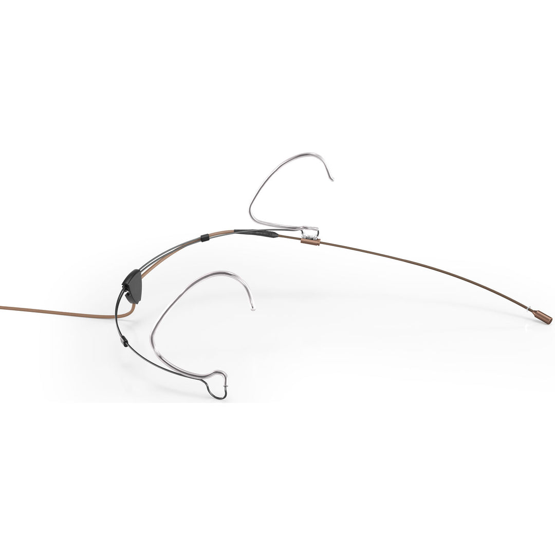 DPA Microphones 6066 CORE Subminiature Omnidirectional Headset Microphone w/ 3-Pin LEMO Adapter Lectrosonics / Sennheiser - Brown